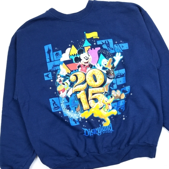 Disney Shirts Disneyland 25 Cartoon Character Sweatshirt Poshmark